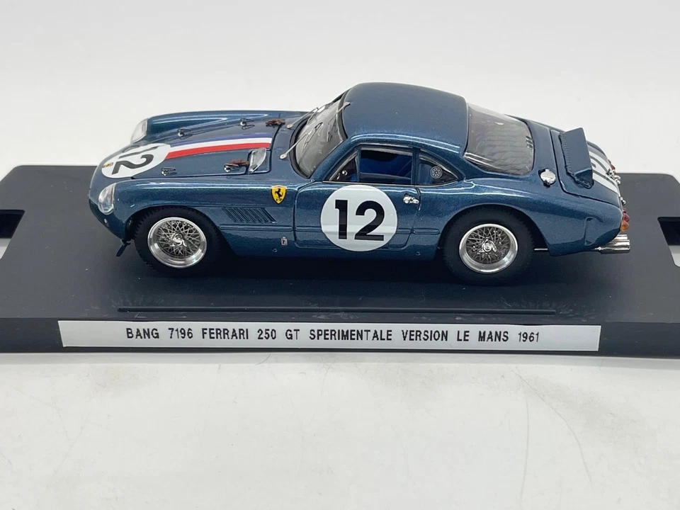 BANG 7196 FERRARI 250GT Sperimentale n°12 Le Mans 1961 1.43 - Photo 4/4