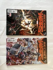Secret Wars #1 And 2(Marvel Comics July 2015) God Emperor Doom 9.4