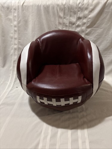 RARE Football Swivel Kids Chair Sports Fan Kids Chair Brown