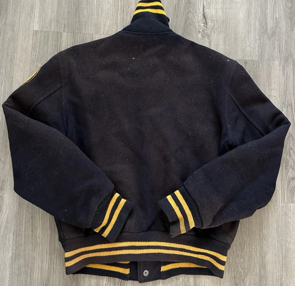 Chaqueta Universitaria Norwin 1969 True Vintage Talla 38 Hecha en Estados Unidos Foto 2 de 4