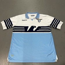 Latium Shirt Herren Extra Large Blau Italien 2014 2015 Fußball Serie A Macron Trikot