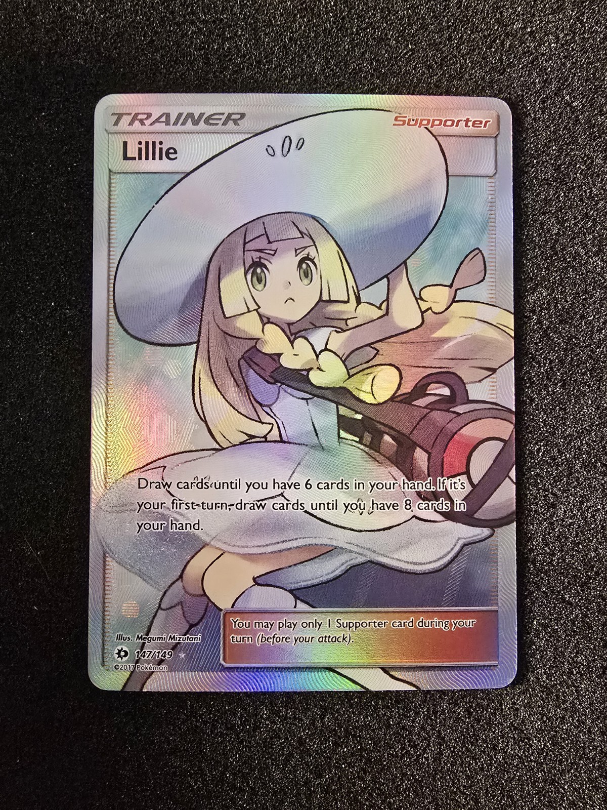 Lillie 147/149 - Ultra Rare - NM - Sun & Moon Base - Pokemon TCG