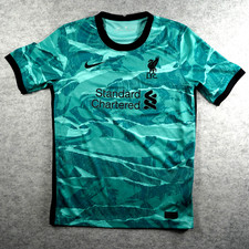 Nike Liverpool FC 2020/2021 Away Kit Soccer Jersey LFC Youth XL Turquoise Teal