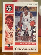 2021 Panini Chronicles Draft Picks Basketball Ayo Dosunmu-#19 RC. Illinois U