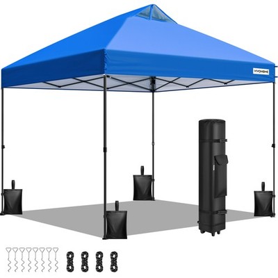 10x10ft Pop Up Canopy Tent One Push Portable Outdoor Shelter Heavy Duty Tent