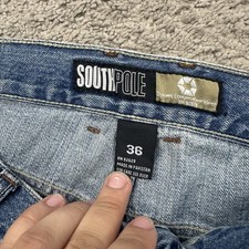 Vintage Rare SouthPole Gold Tag Capris Shorts Jorts Jean Y2K Men  s Size 36