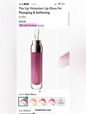 LA MER Lip Volumizer - Sheer Berry