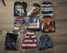 Boys Swim Trunks/Shorts Lot of 9 Size 5T, 6, 7 and 8