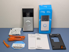 Ring Battery Doorbell 2024 Satin Nickel Head-to-Toe HD Video Wireless New 
