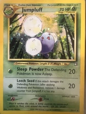 Pokémon TCG Jumpluff Neo Genesis Holo Card 7/111 Unlimited Rare