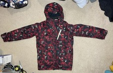 Columbia Boys Whirlibird II Interchange Jacket 3-in-1 Omni-Heat Ski Red L 14/16