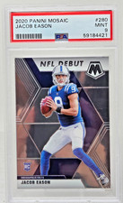 2020 Mosaic JACOB EASON RC Rookie Football Card PSA 9 MINT