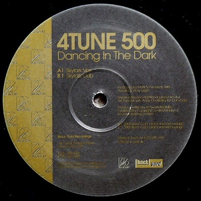 4Tune 500 - Dancing In The Dark (Skylark Mixes) - UK 12'' Vinyl - 2003 - Black...