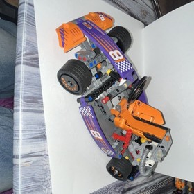 LEGO Technic Race Kart 42048 Complete Set Racing Purple Orange 345 Pieces