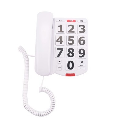 2X(Großtastentelefon für Ältere Menschen, Festnetztelefon für zu Hause, ein5823