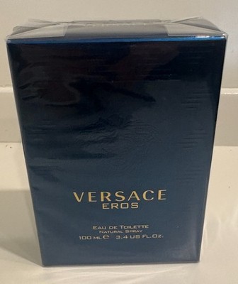 Versace Eros for Man Eau de Toilette 3.4 oz/100ml Spray New in Box 