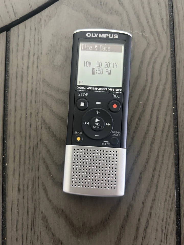Olympus VN-8100PC Digital Voice Recorder - Open Box - Image 3 of 4