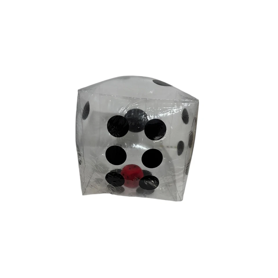 Giant Dice in Dice 30cm Inflatable Cube with Inner Foam Dice Maths Game SEN Toy - Image 4 of 4