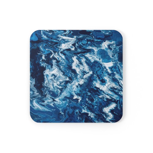 Sottobicchiere girevole in marmo blu | Antiscivolo - Foto 1 di 7