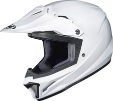 HJC CL-XYII BLANCO CASCO JUVENIL ATV GO CART MOTO DE CROSS AZUL PEQUEÑO MEDIANO GRANDE