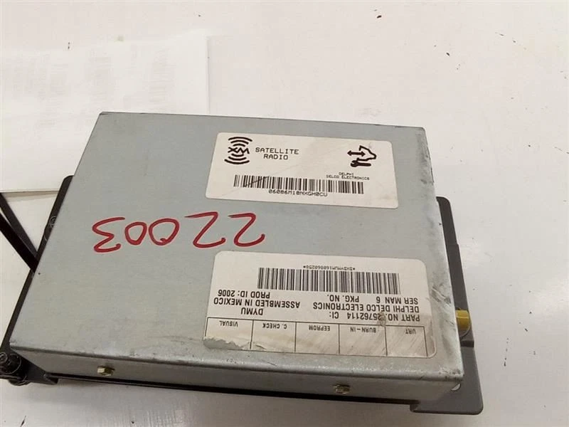 2006 SAAB 9-5 SEDAN SATELLITE RADIO RECEIVER MODULE OEM USED TESTED 25762114 - Imagem 3 de 4