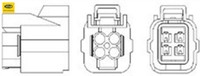 Magneti Marelli 466016355121 Lambdasonde Lamdasonde FüR Honda