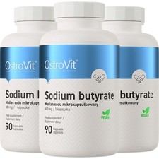 SODIUM BUTYRATE - 90  180 Capsules   VEGAN Eases inflammation supports gut IBS