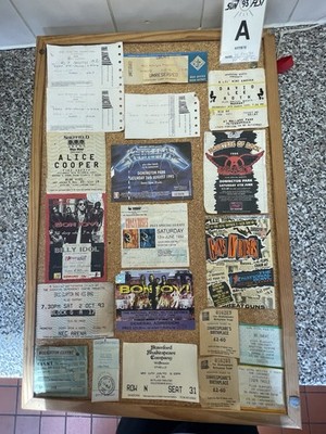 Vintage 1990s Rock Concert Collection -Metallica Guns N Roses Bon Jovi Aerosmith