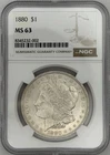 1880 $1 Morgan Dollar NGC MS63