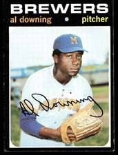 1971 Topps Al Downing - Milwaukee Brewers #182