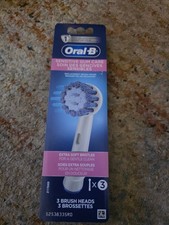 Oral-B Sensitive Gum Care Replacement Brush Heads - 3 Count