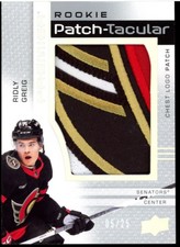 2023-24 Ridly Greig Upper Deck Premier Patch-Tacular Rookie RC /25