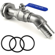Stainless Steel Drum Faucet for 55 Gal Barrel, No Leaks
