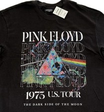 Pink Floyd 1973 US Tour T Shirt Mens Medium Black New The Dark Side Of The Moon