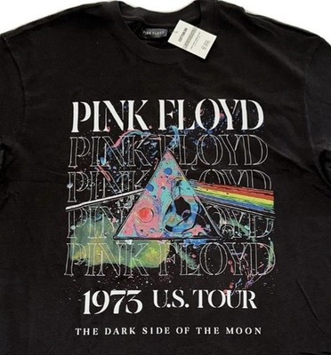 Pink Floyd 1973 US Tour T Shirt Mens Medium Black New The Dark Side Of The Moon