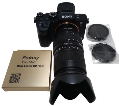 Sony E-mount adapted SIGMA 100-300 mm F/4.5-6.7 DL Telephoto Zoom Lens