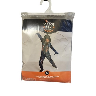 Hyde and EEK Kids Desert Warrior Halloween Costume Glows Black Light Small 6-7