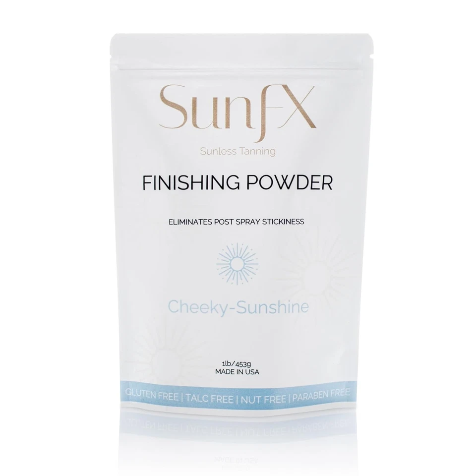 Post-Spray Tan Setting Powder with Tropical Scent - Translucent Shimmer - 1lb - Image 3 of 4