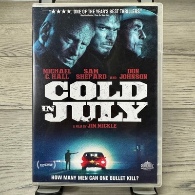 Cold in July DVD 2014 Michael C. Hall Sam Shepard Don Johnson Special Features
