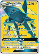 Vikavolt GX - 134/145 - Pokemon Guardians Rising Sun & Moon Ultra Rare Card NM