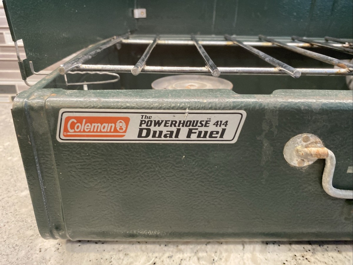 Powerhouse Dual Fuel Two Burner Coleman Stove Model 414-700 A867f