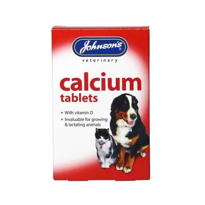 Hund Calcium & Vitamin D Tabletten Johnson s 40 Tabletten