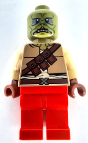 Lego Star Wars, Kithaba Klatooinian Skiff Guard sw0397 Minifigure, 9496 w/Weapon