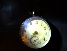 Gents Old  Pocket Watch. 52mm,. Nickel . Hand Wind.. S or R.