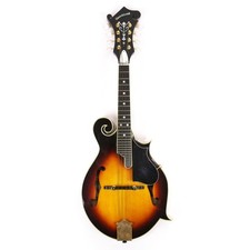 Oscar Schmidt Model OM40 Sunburst F Style Mandolin Spruce Top w/ Hard Case 