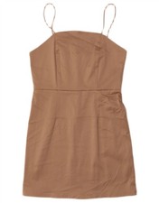 URBAN OUTFITTERS Womens Slip Dress UK 6 XS Beige Polyester CY02