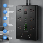 Power Strip Surge Protector 16 AC Outlets 3 USB Ports+3 Type C Ports 6.5FT Cable