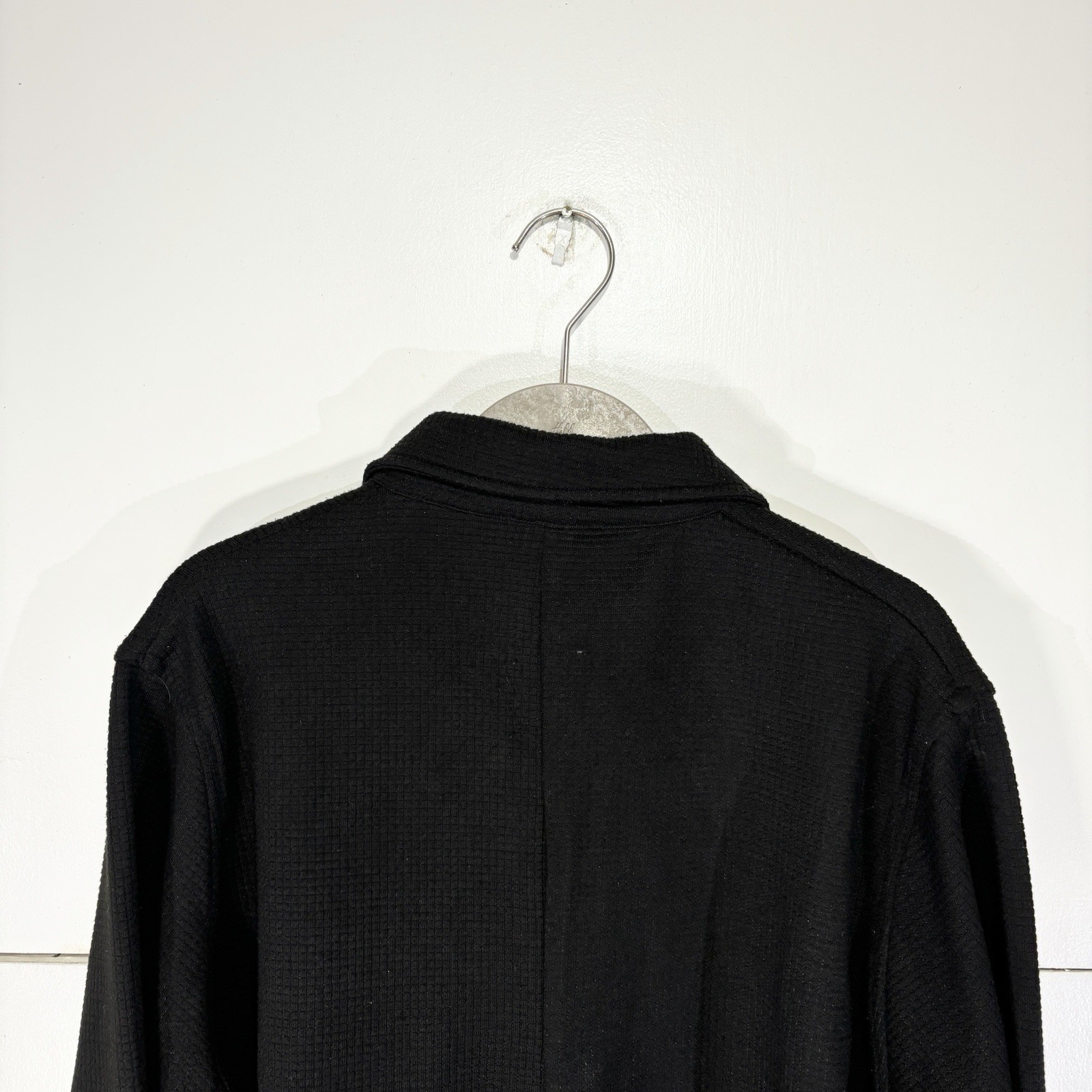 Parel Studios Prespa 1/4 Zip Waffle Jumper Pullover Black Size Large Men’s image 4