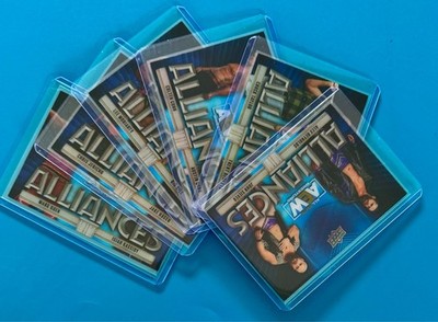 2023 Upper Deck AEW ALLIANCES Acetate  insert lot of 6 Jericho Gunns Kassidy