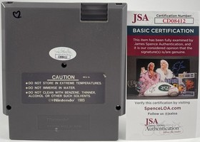 Sonia Manzano Signed Sesame Street Big Bird's Hide & Speak NES Cartridge JSA COA